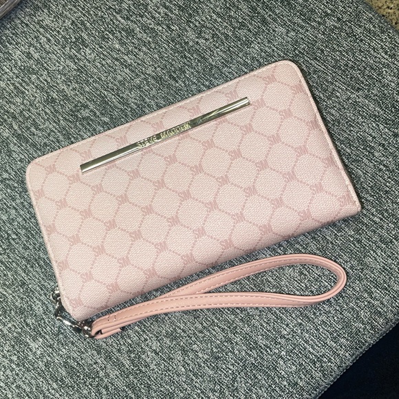 Mossimo Pink Wristlet – Portefeuille Poignet Femme – Rose – Neuf Avec étiquettes